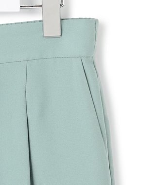 ICB 【先行予約】 FluidBackSatin ワイドストレートカーゴパンツ ダークセージ