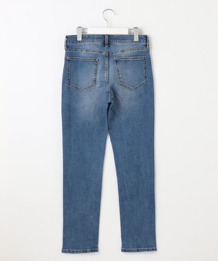 J.PRESS LADIES 【洗える】BASIC STRETCH DENIM スキニー パンツ ダルブルー系