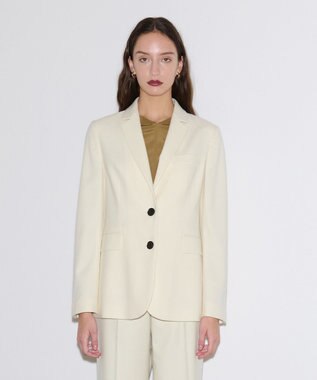 JOSEPH エアリーフランネル　ジャケット Ivory