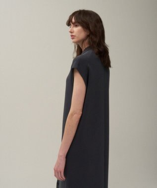 ATON 50/2 NATURAL DYED ORGANIC | ポロドレス CHARCOAL GRAY