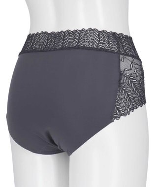 une nana cool 【脇高で背中スムージングブラジャー】さあわたし　レース ダークネイビー