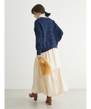 Green Parks ・ＥＬＥＮＣＡＲＥ　ＤＵＥ　ティアードバルーンスカート Ivory