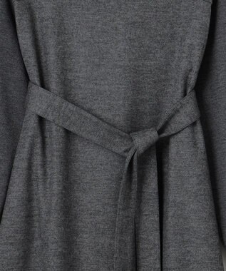 23区 【洗える】ウールミルドジャージー ワンピース グレー系