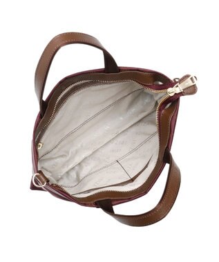 IBIZA ロゴナイロン　2WAYバッグ バーガンディ