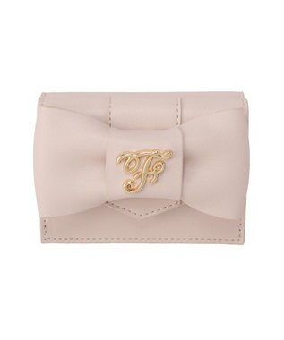Maison de FLEUR ベルトリボンプチウォレット Pink