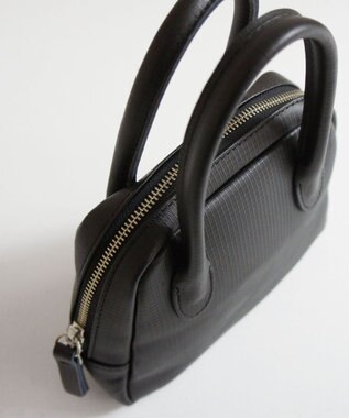 TIDEWAY MOSS グリッド ボストンバッグ XS ブラック