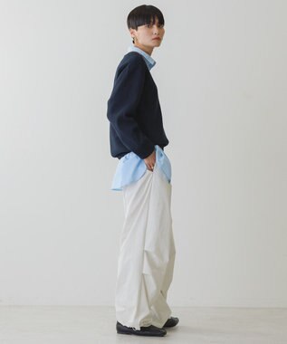 AMERICAN HOLIC スウェットライクニットプルオーバー Dark Navy