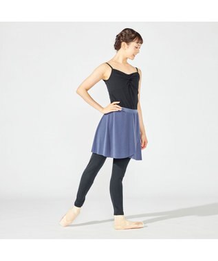 Chacott スカート付レギンス ブルー