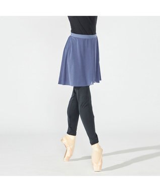 Chacott スカート付レギンス ブルー