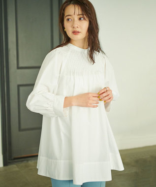 シンゾーン　ブラウス　FLARE BLOUSE ネイビー34