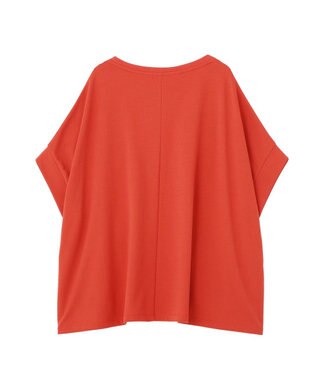Green Parks 超冷感タック入りオーバーサイズプルオーバー Red