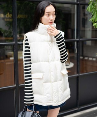 WEGO パテッドベスト オフホワイト