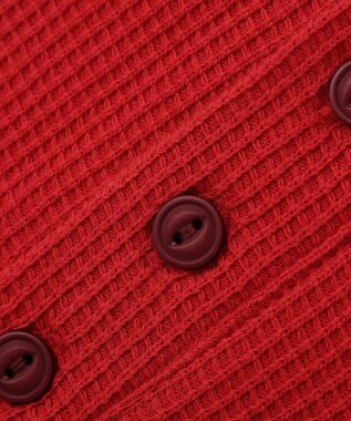 AMERICAN HOLIC 【RUSSELL】ワッフルヘンリーTシャツ Red