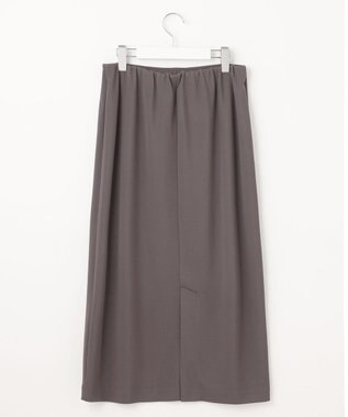 J.PRESS LADIES S 【洗える】ストレッチリブフェイス スカート スレート系