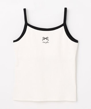 ANY KIDS テレコ キャミソール オフホワイト