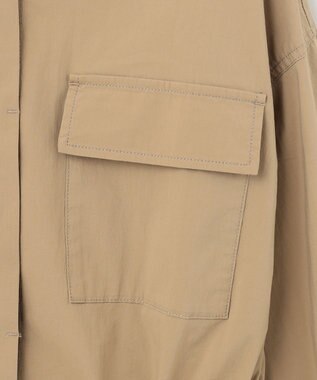 23区 【SLOW/一部店舗限定】ミリタリーストレッチタフタ ジャケット ベージュ系