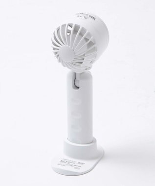 WEGO 【冷却/携帯扇風機】ペルチェクーラーハンディファン ホワイト