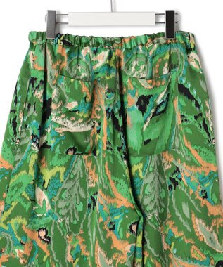 J.PRESS YORK STREET 【WOMEN】プリントリラックスワイドパンツ グリーン系5