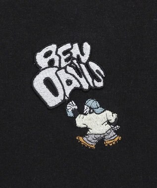 WEGO 【ユニセックス着用ITEM/SMLサイズ展開】別注BENDAVISワンポイントT（SS） ブラック