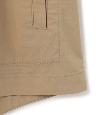 23区 【SLOW/一部店舗限定】ミリタリーストレッチタフタ ジャケット ベージュ系