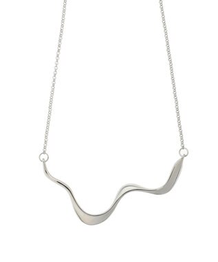 Green Parks ・ＨＡＬＦ　ＴＩＭＥ　ウェーブモチーフネックレス Silver