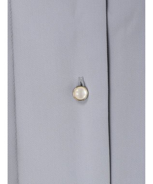 earth music&ecology タックブラウス Grayish Blue