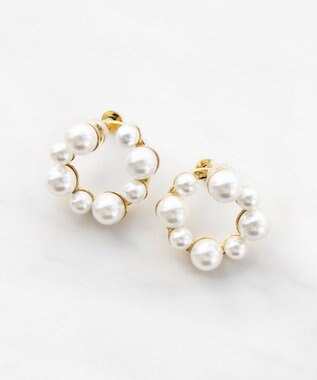 TOCCA FRILL PEARL EARRINGS イヤリング