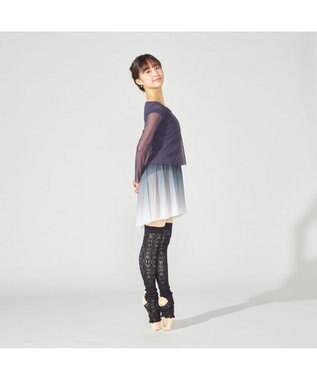 Chacott チュールトップ ヴァイオレット