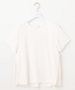 ANY SIS 【UVケア】サイドプリーツ カットソー オフ