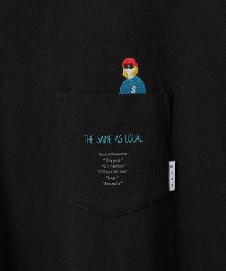 WEGO 【ユニセックス着用ITEM/手洗い可/MLサイズ】CITY　BOYS　ポケットT（S） ブラック