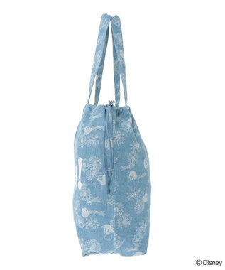 Green Parks ミッキー＆フレンズ／花柄デニムトートバッグ Light Indigo
