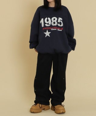 WEGO 1985ロゴビッグスウェット ネイビー