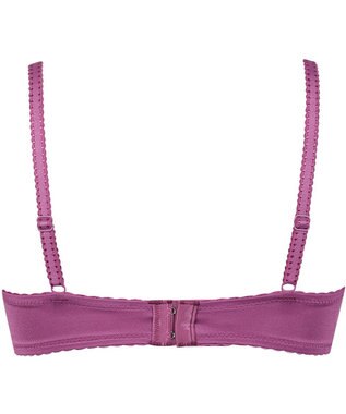 Wing ブラジャー Wing Lesiage ふっくら、まる胸メイク 背中にやさしくフィット 【2860シリーズ】 パッド有 ブラ PB2860 ウイング／ワコール ワイン