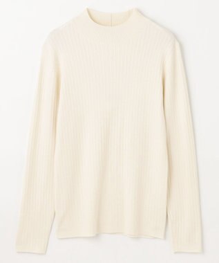 ANY 【洗濯機可】ランダムリブハイネックニット オフ