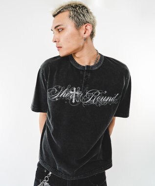 WEGO 【ユニセックス着用ITEM/MLサイズ展開】ブリーチヘンリーグラフィックT（SS） ブラックその他