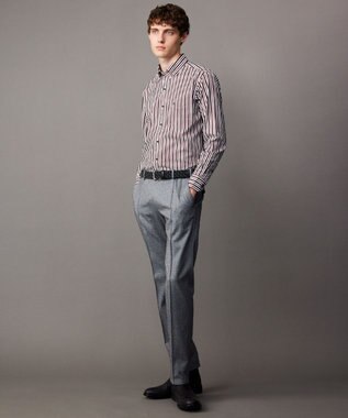 JOSEPH ABBOUD 【ウエストも伸びる！/ストレッチ/弱撥水】フランネルジャージ コンフォートパンツ ライトグレー系