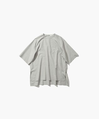 ATON SILK TROPICAL | ウォッシュドTシャツ TOP GRAY