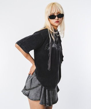WEGO 【ユニセックス着用ITEM/MLサイズ展開】ブリーチヘンリーグラフィックT（SS） ブラックその他