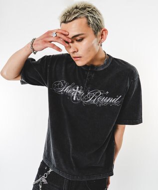 WEGO 【ユニセックス着用ITEM/MLサイズ展開】ブリーチヘンリーグラフィックT（SS） ブラックその他