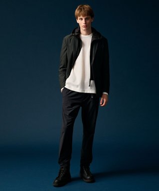 JOSEPH ABBOUD MOUNTAIN 【フードが外せる】メランジハイパワー2wayストレッチ ジャケット カーキ系