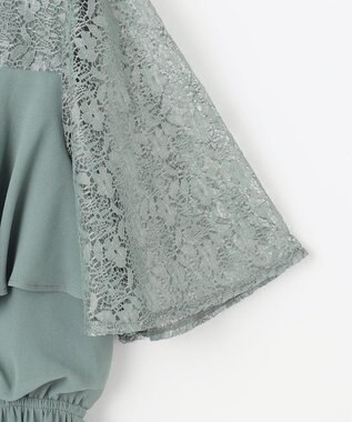 ANY SIS 【Lily Calin】ラッフルディテール ドレス ミントグリーン