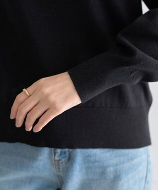 YECCA VECCA オフタートルネックニット Black