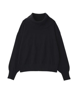 YECCA VECCA オフタートルネックニット Black