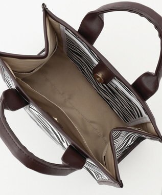 ANY キャンバススクエア トート ブラック系5