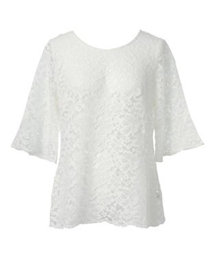 BRADELIS New York 【BRADELIS NewYork peace】　五分袖総レーストップス26