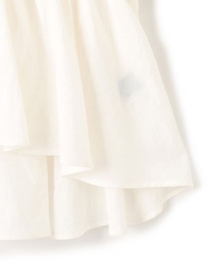 uncrave コットンリネンボイル ペプラムブラウス オフ