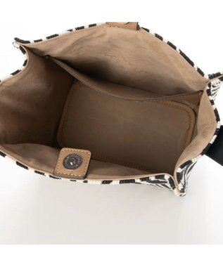 UNBILLION cachecache アニマル柄ヒネリハンドルインバッグセットトート ゼブラ