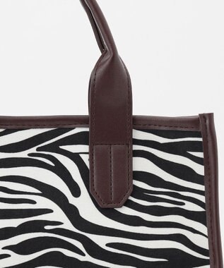 ANY キャンバススクエア トート ブラック系5