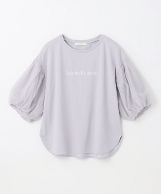 ANY 【洗濯機可/接触冷感/UVケア】エニィファンクションバルーンスリーブTシャツ チャコール