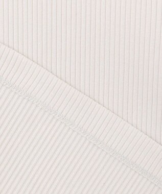 J.PRESS LADIES L リブ クルーネック カットソー グレージュ系